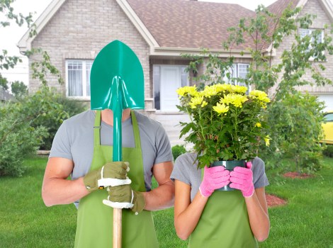 Professional lawn care equipment used for Downham mowing